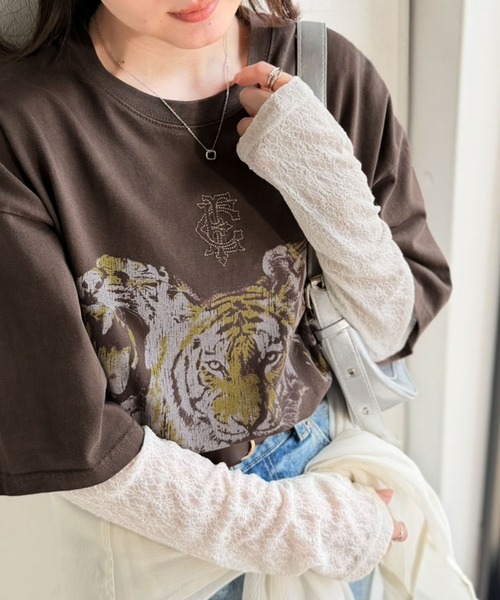Classical Origin(クラシカルオリジン)の「綿100% ワンポイント刺繍入り ヴィンテージ グラフィックアソートTシャツ/Vintage Graphic Assorted T-Shirt(Tシャツ/カットソー・メンズ・ブラウン系1/グレー系2/グレー系3/ホワイト系1/グレー系1/ピンク系1・LARGE/MEDIUM/SMALL)」の15枚目の写真