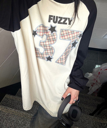 FUZZY SCAN（ファジスキャン）の「プレイドスター レグラン 配色 ロングスリーブ 3カラー（Tシャツ/カットソー）」