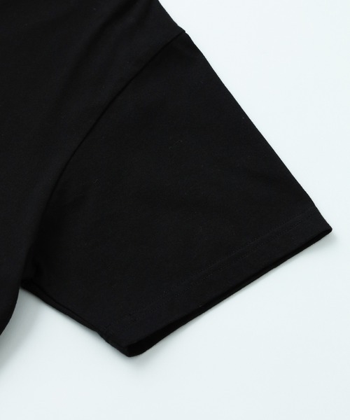 X-girl（エックスガール）の「CURSIVE SCRIPT LOGO AND FACE S/S TEE（Tシャツ/カットソー・レディース・ブルー/ブラック/ホワイト・S/M/L）」の10枚目の写真