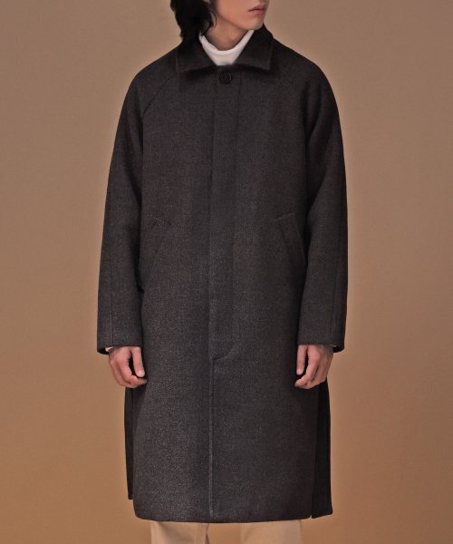 VERYVAIN(ベリベーン)の「WINTER WOOL TRENCH COAT (DARK GRAY)(チェスターコート・メンズ・その他・ONE SIZE)」の1枚目の写真
