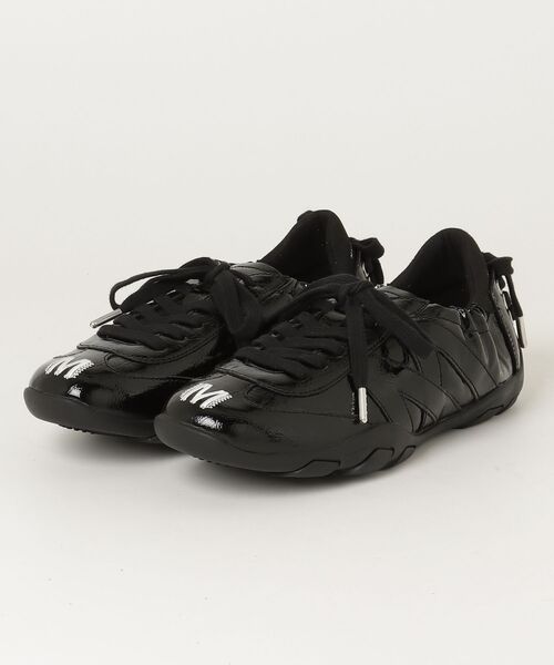 MAISON MAVERICK PRESENTS(メゾンマベリックプレゼンツ)の「【MAISON MAVERICK PRESENTS】Ballerina Track Sneakers バレリーナトラックスニーカー(スニーカー・レディース・ブラック/シルバー・24.5cm/24cm/23.5cm/23cm)」の2枚目の写真