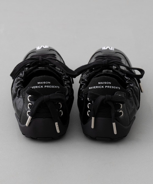MAISON MAVERICK PRESENTS(メゾンマベリックプレゼンツ)の「【MAISON MAVERICK PRESENTS】Ballerina Track Sneakers バレリーナトラックスニーカー(スニーカー・レディース・ブラック/シルバー・24.5cm/24cm/23.5cm/23cm)」の19枚目の写真