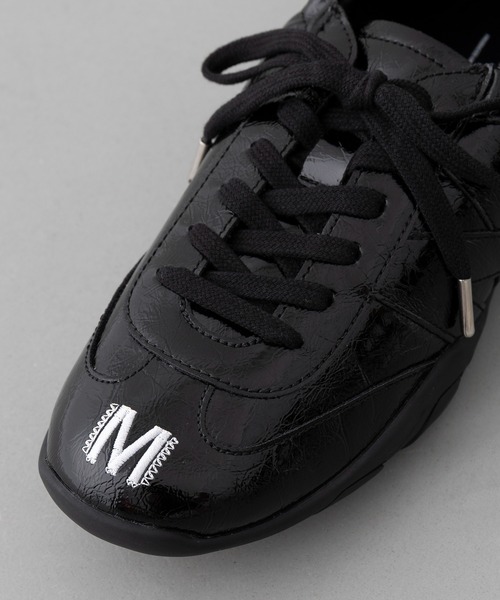 MAISON MAVERICK PRESENTS(メゾンマベリックプレゼンツ)の「【MAISON MAVERICK PRESENTS】Ballerina Track Sneakers バレリーナトラックスニーカー(スニーカー・レディース・ブラック/シルバー・24.5cm/24cm/23.5cm/23cm)」の22枚目の写真