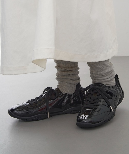 MAISON MAVERICK PRESENTS(メゾンマベリックプレゼンツ)の「【MAISON MAVERICK PRESENTS】Ballerina Track Sneakers バレリーナトラックスニーカー(スニーカー・レディース・ブラック/シルバー・24.5cm/24cm/23.5cm/23cm)」の11枚目の写真