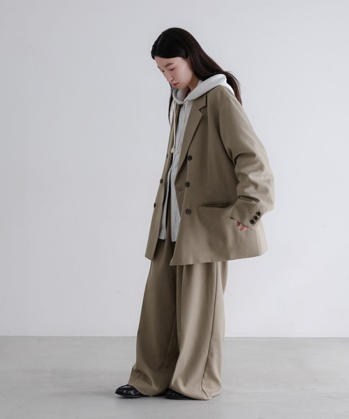 LOWRYS FARM（ローリーズファーム）の「【LFM(U)】ラナテックワイドスラックスパンツ　 635598（スラックス・メンズ・ブラック/チャコールグレー/ネイビー/ベージュ・LARGE/MEDIUM）」の15枚目の写真