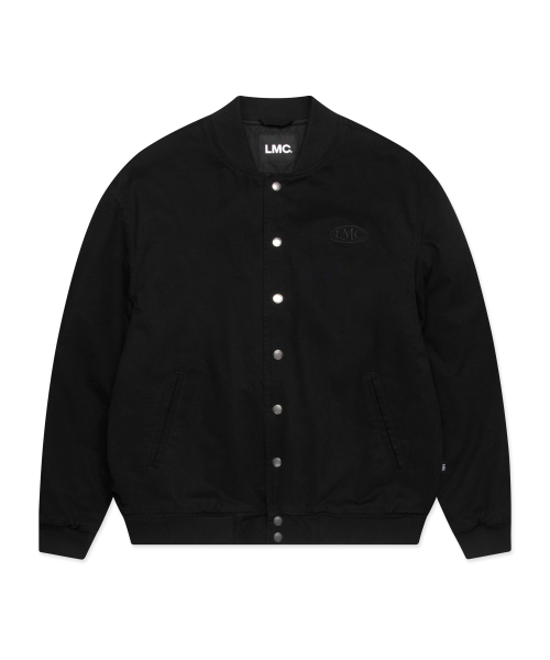 LMCの「WASHED VARSITY JACKET black(スタジャン・レディース・その他・S/M/L)」の1枚目の写真