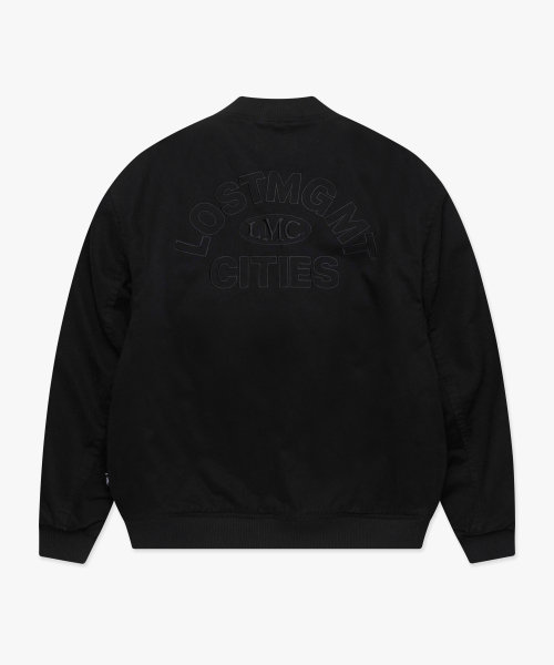 LMCの「WASHED VARSITY JACKET black(スタジャン・レディース・その他・S/M/L)」の5枚目の写真