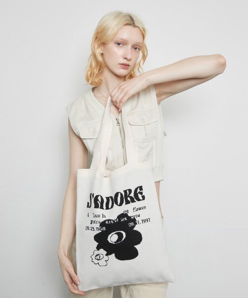 LARTIGENT(ラーティゼン)の「L3 JADORE FLOWER KNIT BAG(BEIGE)(ショルダーバッグ・レディース・その他・FREE)」の2枚目の写真