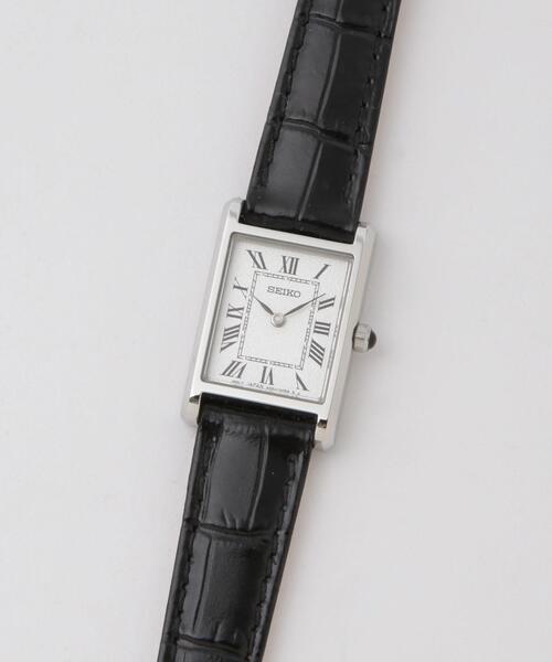 SEIKO(セイコー)の「SEIKO/セイコー コラボレーション スクエア ブラック(アナログ腕時計・レディース・ブラック・FREE)」の2枚目の写真