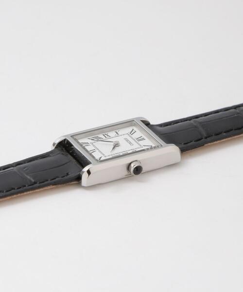 SEIKO(セイコー)の「SEIKO/セイコー コラボレーション スクエア ブラック(アナログ腕時計・レディース・ブラック・FREE)」の3枚目の写真