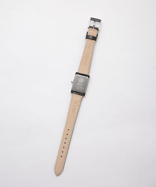 SEIKO(セイコー)の「SEIKO/セイコー コラボレーション スクエア ブラック(アナログ腕時計・レディース・ブラック・FREE)」の7枚目の写真