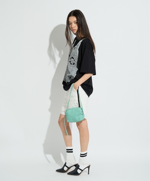 anna sui nyc(アナ スイ エヌ ワイ シー)の「キューブバッグ(ショルダーバッグ・レディース・ミント/ブラック/シルバー・FREE)」の22枚目の写真