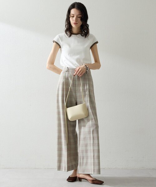 THE PAUSE（ザ ポーズ）の「【THE PAUSE】フレンチリンガーTEE（Tシャツ/カットソー・レディース・ベージュ/グレー/オフホワイト・FREE）」の13枚目の写真