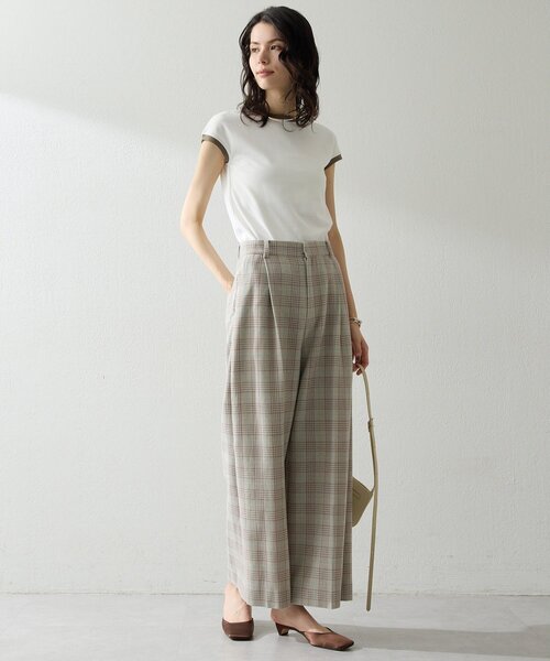 THE PAUSE（ザ ポーズ）の「【THE PAUSE】フレンチリンガーTEE（Tシャツ/カットソー・レディース・ベージュ/グレー/オフホワイト・FREE）」の12枚目の写真