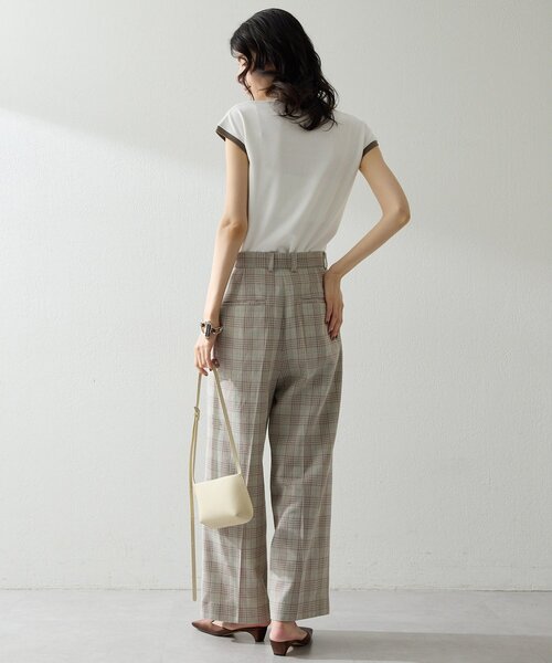 THE PAUSE（ザ ポーズ）の「【THE PAUSE】フレンチリンガーTEE（Tシャツ/カットソー・レディース・ベージュ/グレー/オフホワイト・FREE）」の8枚目の写真