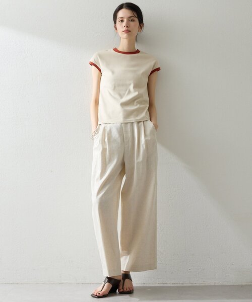 THE PAUSE(ザ ポーズ)の「【THE PAUSE】フレンチリンガーTEE(Tシャツ/カットソー・レディース・ベージュ/グレー/オフホワイト・FREE)」の21枚目の写真