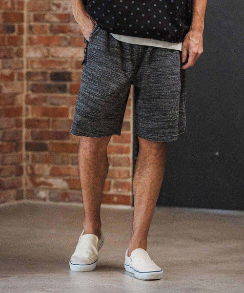 CAMBIO（カンビオ）の「mp14598- Melange Pile Shorts ショートパンツ(S67326cmb)（その他パンツ・メンズ・ホワイト/ブラック/ブラウン・S/M/L）」の9枚目の写真