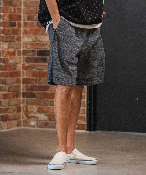 CAMBIO（カンビオ）の「mp14598- Melange Pile Shorts ショートパンツ(S67326cmb)（その他パンツ・メンズ・ホワイト/ブラック/ブラウン・S/M/L）」の11枚目の写真