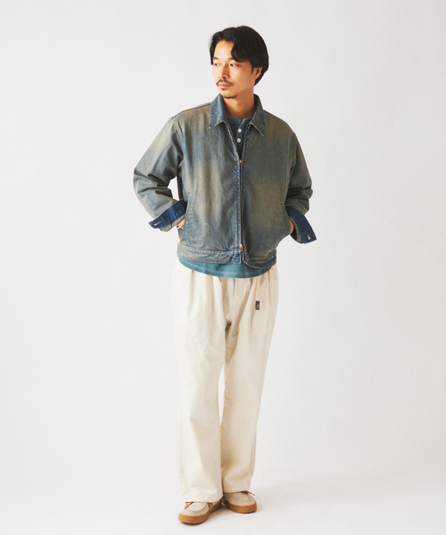 スモーキーデニム 11oz ジップブルゾン（デニムジャケット）｜JOURNAL