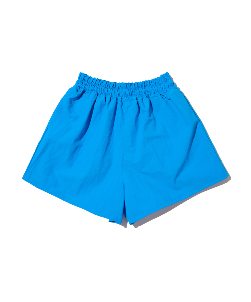 CARGOBROS FOR WOMAN（カーゴブロスフォーウィメン）の「サマーライトナイロンバンディングショートパンツ（ブルー）（その他パンツ・レディース・その他・FREE）」の2枚目の写真