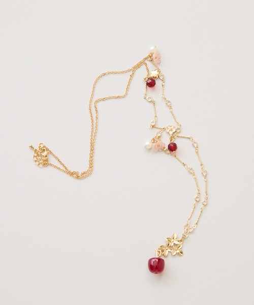 Rose Tiara(ローズティアラ)の「リンゴのネックレス(ネックレス・レディース・ゴールド・FREE)」の1枚目の写真
