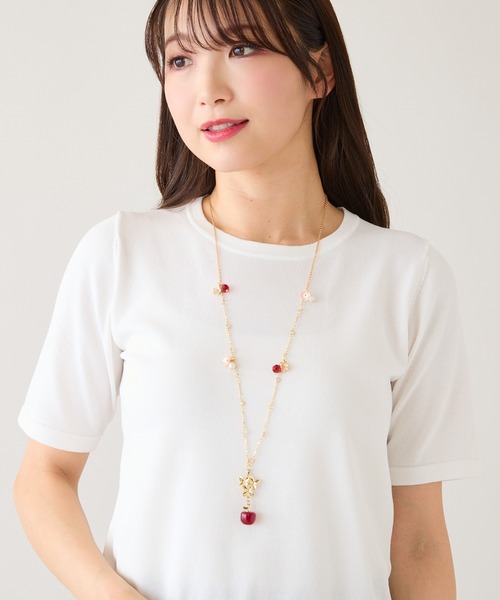 Rose Tiara(ローズティアラ)の「リンゴのネックレス(ネックレス・レディース・ゴールド・FREE)」の3枚目の写真