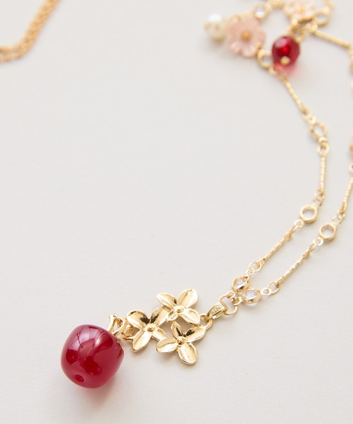 Rose Tiara(ローズティアラ)の「リンゴのネックレス(ネックレス・レディース・ゴールド・FREE)」の6枚目の写真