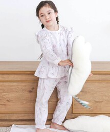 SLAP SLIP（スラップスリップ）の「【スララク 腹巻き一体型 吸汗速乾】みんな快眠!みんみんパジャマ 上下セット(80~130cm)（ルームウェア/パジャマ）」