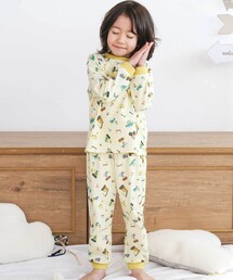 SLAP SLIP（スラップスリップ）の「【スララク/腹巻き一体型/吸汗速乾】みんな快眠！みんみんパジャマ 上下セット(80~130cm)（ルームウェア/パジャマ）」