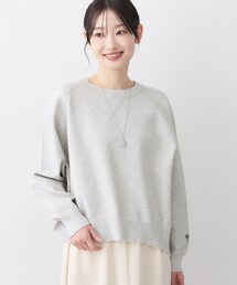 Dessin | 【洗える】スウェットライクニット(ニット/セーター)