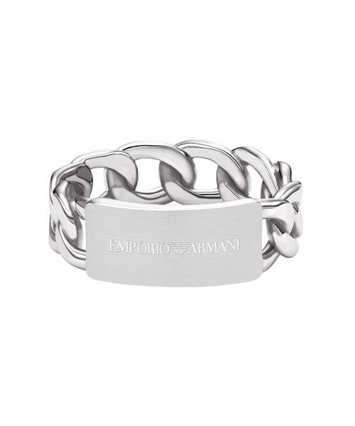 EMPORIO ARMANI(エンポリオアルマーニ)の「エンポリオ・アルマーニ アクセサリー メンズ 指輪 シルバー EGS3305040(リング・メンズ・シルバー・US10/US11/US9)」の1枚目の写真