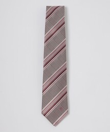 グラデーションペーングレンチェックタイ