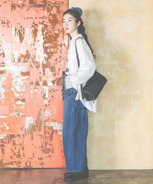 niko and...(ニコアンド)の「クレイジーストライプシャツ(シャツ/ブラウス・レディース・ホワイト/グリーン/ピンク/ブルー/ベージュ・MEDIUM/LARGE)」の8枚目の写真