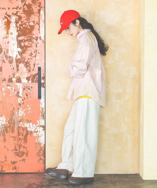 niko and...(ニコアンド)の「クレイジーストライプシャツ(シャツ/ブラウス・レディース・ホワイト/グリーン/ピンク/ブルー/ベージュ・MEDIUM/LARGE)」の12枚目の写真