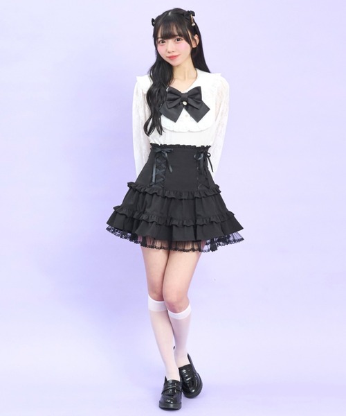 Secret Honey（シークレットハニー）の「うさみみカットソー（Tシャツ/カットソー・レディース・ブラック/オフホワイト・FREE）」の3枚目の写真