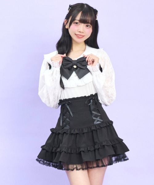 Secret Honey（シークレットハニー）の「うさみみカットソー（Tシャツ/カットソー・レディース・ブラック/オフホワイト・FREE）」の4枚目の写真