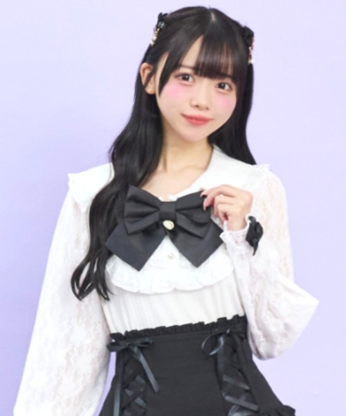 Secret Honey(シークレットハニー)の「うさみみカットソー(Tシャツ/カットソー・レディース・ブラック/オフホワイト・FREE)」の10枚目の写真