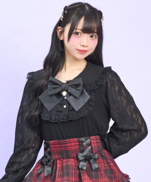 Secret Honey(シークレットハニー)の「うさみみカットソー(Tシャツ/カットソー・レディース・ブラック/オフホワイト・FREE)」の11枚目の写真