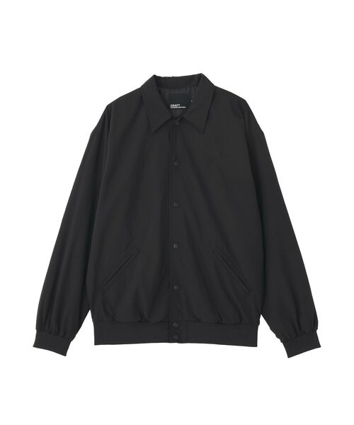 CRAFT STANDARD BOUTIQUE(クラフトスタンダードブティック)の「襟付きナイロンスタジャン(ブルゾン・メンズ・ブラック/カーキ・L/M)」の9枚目の写真