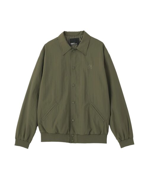 CRAFT STANDARD BOUTIQUE(クラフトスタンダードブティック)の「襟付きナイロンスタジャン(ブルゾン・メンズ・ブラック/カーキ・L/M)」の10枚目の写真