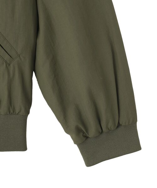 CRAFT STANDARD BOUTIQUE(クラフトスタンダードブティック)の「襟付きナイロンスタジャン(ブルゾン・メンズ・ブラック/カーキ・L/M)」の12枚目の写真