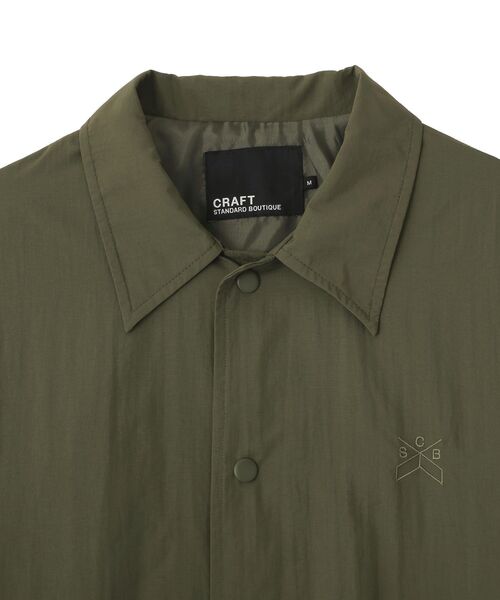 CRAFT STANDARD BOUTIQUE(クラフトスタンダードブティック)の「襟付きナイロンスタジャン(ブルゾン・メンズ・ブラック/カーキ・L/M)」の13枚目の写真