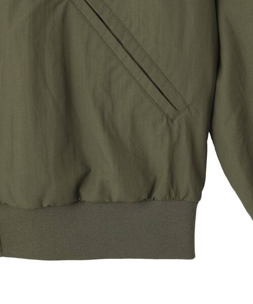 CRAFT STANDARD BOUTIQUE(クラフトスタンダードブティック)の「襟付きナイロンスタジャン(ブルゾン・メンズ・ブラック/カーキ・L/M)」の16枚目の写真