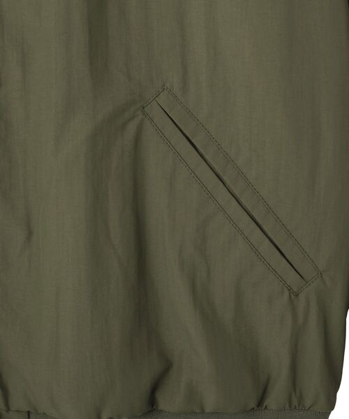 CRAFT STANDARD BOUTIQUE(クラフトスタンダードブティック)の「襟付きナイロンスタジャン(ブルゾン・メンズ・ブラック/カーキ・L/M)」の17枚目の写真