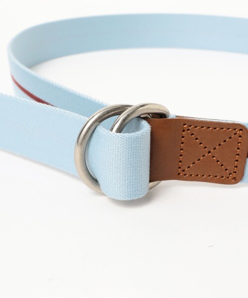 BEAMS BOY(ビームスボーイ)の「【別注】GEVAERT BANDWEVERIJ / 30mm カラー ライン ベルト(ベルト・レディース・ナチュラル/ライトブルー・ONE SIZE)」の6枚目の写真