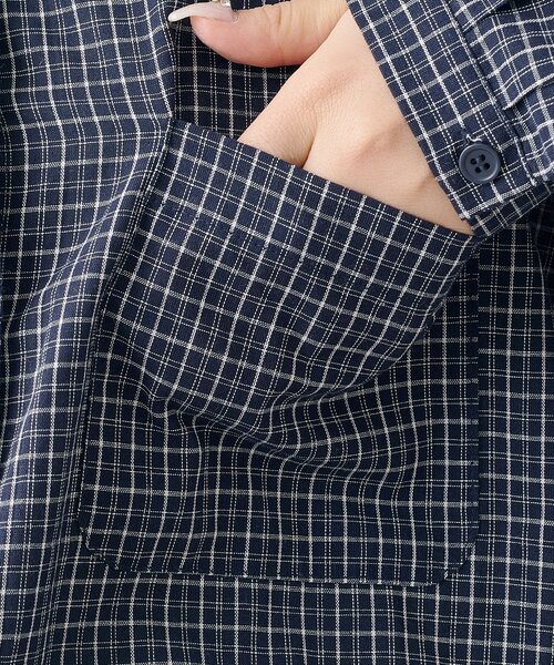 Kastane(カスタネ)の「バルーンシャツワンピース(シャツワンピース・レディース・ブラウン/ネイビー・FREE)」の21枚目の写真