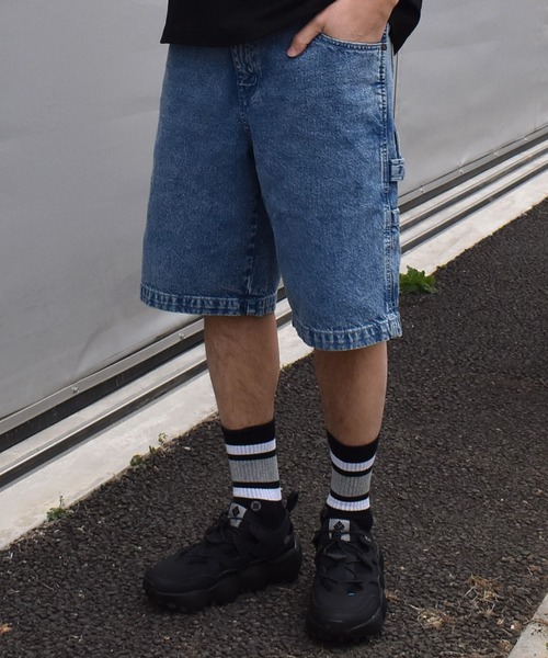 BILLABONG（ビラボン）の「BILLABONG/ビラボン ハーフパンツ ショートパンツ バギーショーツ デニム BG01A610（その他パンツ・メンズ・ライトインディゴブルー・30inch/32inch）」の3枚目の写真