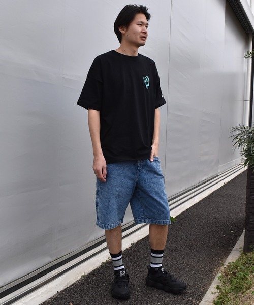 BILLABONG（ビラボン）の「BILLABONG/ビラボン ハーフパンツ ショートパンツ バギーショーツ デニム BG01A610（その他パンツ・メンズ・ライトインディゴブルー・30inch/32inch）」の5枚目の写真