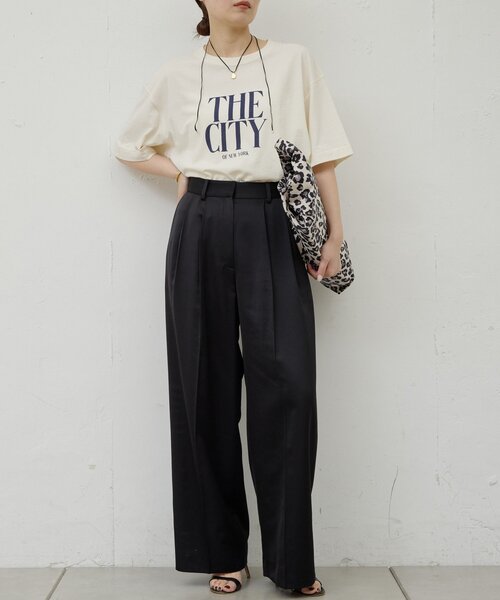 GALLARDAGALANTE(ガリャルダガランテ)の「【GOOD ROCK SPEED】THE CITY ロゴTee/別注(Tシャツ/カットソー・レディース・アイボリー/ブラック/ライトグレー/ホワイト系その他2・FREE)」の19枚目の写真