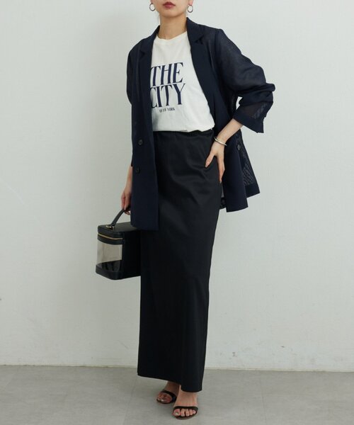 GALLARDAGALANTE(ガリャルダガランテ)の「【GOOD ROCK SPEED】THE CITY ロゴTee/別注(Tシャツ/カットソー・レディース・アイボリー/ブラック・FREE)」の10枚目の写真